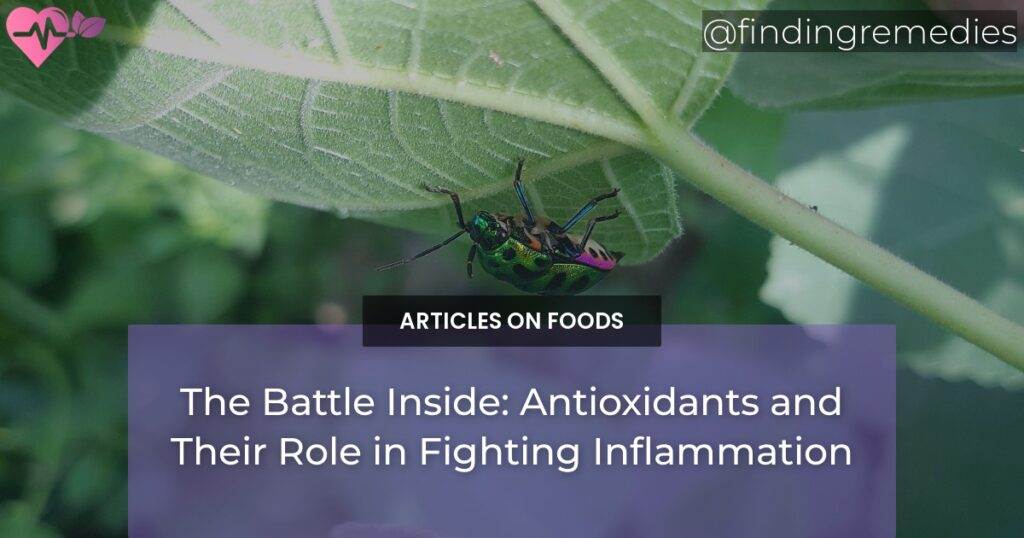 The Battle Inside Antioxidants and Their Role in Fighting Inflammation